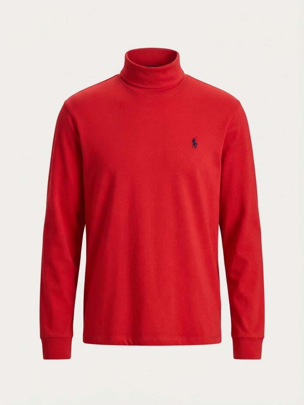 Ralph Lauren mens Turtleneck Size medium Red Cotton